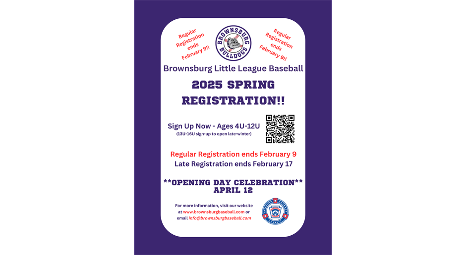 2025 Spring Registration